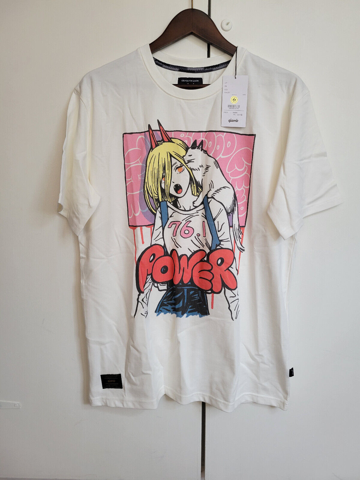 Official and Licensed Chainsaw Man x Glamb Power T-Shirt (Medium)