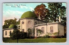 Wooster OH-Ohio, Observatory, College Of Wooster, Antique, Vintage Postcard picture